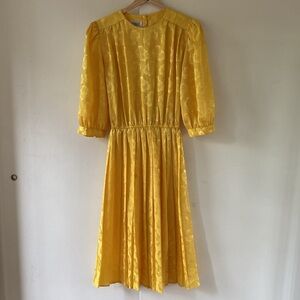 Vintage Yellow Dress